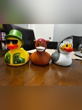 Bundle of three PPNC rubber ducks